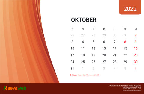 Image Right Template Design Calendar Generator
