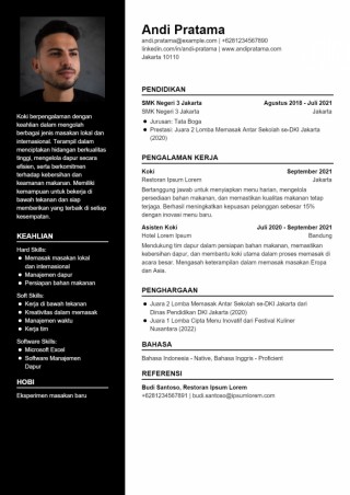 Contoh CV Cook Bahasa Indonesia