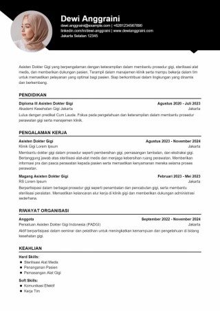 Contoh CV Dokter Gigi