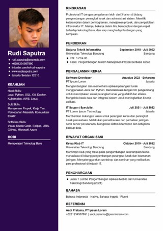 Contoh CV IT