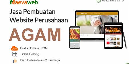Jasa Bikin Website Agam Sumatera Barat Gratis Domain