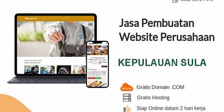 Jasa Bikin Website Kepulauan Sula Maluku Utara 2 Hari Online