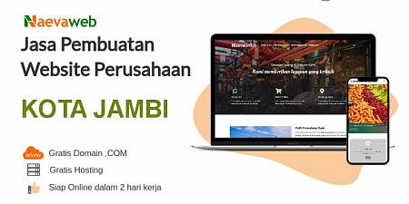 Free Domain! Jasa Pembuatan Website Murah Kota Jambi