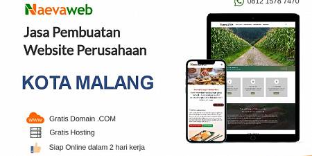 Jasa Pembuatan Website Malang Gratis Domain