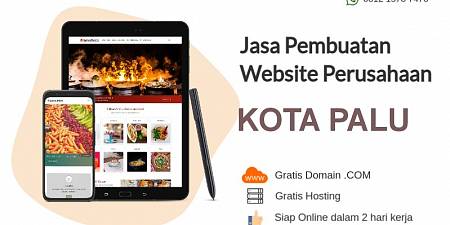 Jasa Buat Website Kota Palu Gratis Domain