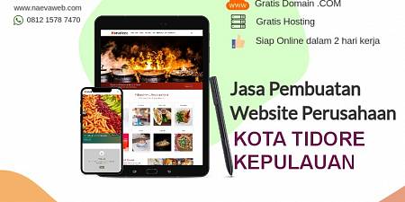 Jasa Buat Website Kota Tidore Kepulauan Gratis Domain