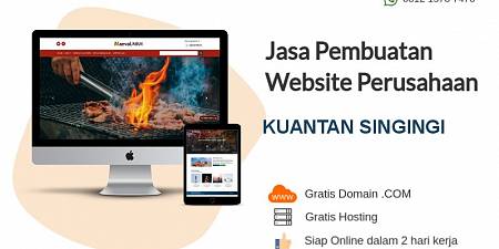Jasa Buat Website Murah Kuantan Singingi Free Domain