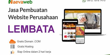 Jasa Buat Website Lembata Nusa Tenggara Timur Gratis Domain