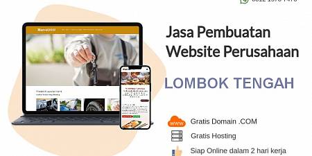Jasa Pembuatan Website Murah Lombok Tengah Nusa Tenggara Barat 2 Hari Online