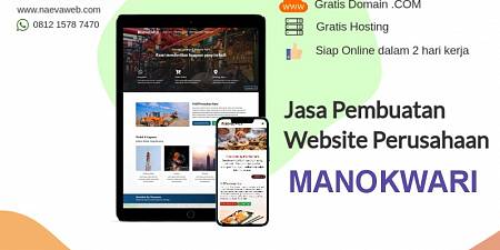 Jasa Pembuatan Website Manokwari Papua Barat Harga Rp 495 ribu