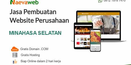 Jasa Buat Website Minahasa Selatan Sulawesi Utara Biaya Rp 495.000