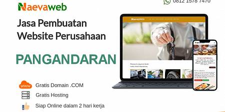 Harga Rp 250 ribu! Jasa Pembuatan Website Murah Pangandaran Jawa Barat
