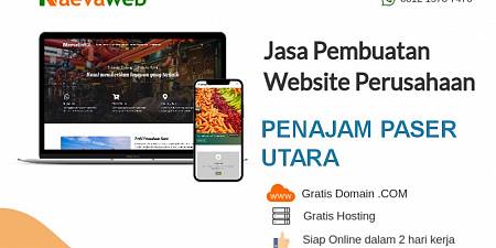 Jasa Pembuatan Website Penajam Paser Utara Kalimantan Timur Gratis Domain