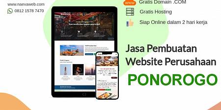 Jasa Pembuatan Website Murah Ponorogo Jawa Timur 2 Hari Online