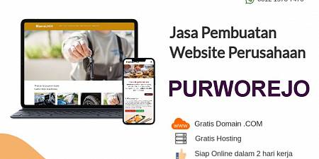 Jasa Buat Website Murah Purworejo Jawa Tengah Termurah Rp 495 ribu