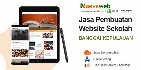 Jasa Pembuatan Website Sekolah Banggai Kepulauan Sulawesi Tengah Profesional
