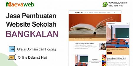 Jasa Buat Website Sekolah Bangkalan Jawa Timur Gratis Domain