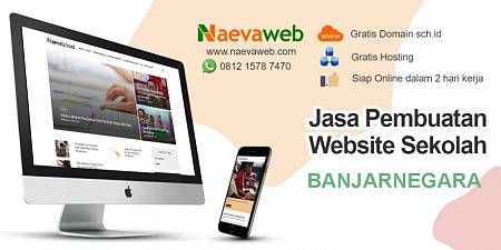 Jasa Buat Website Sekolah Banjarnegara Jawa Tengah Hanya Rp 495 ribu