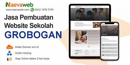 Jasa Buat Website Sekolah Grobogan 2 Hari Online
