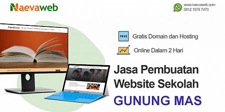 Jasa Pembuatan Website Sekolah Murah Gunung Mas Kalimantan Tengah 2 Hari Jadi