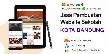 Jasa Bikin Website Sekolah Bandung Gratis Domain