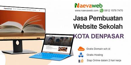 Jasa Pembuatan Website Sekolah Murah Denpasar 2 Hari Jadi