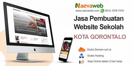 Jasa Pembuatan Website Sekolah Murah Gorontalo 2 Hari Online