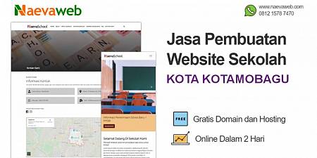 Jasa Buat Website Sekolah Kotamobagu Sulawesi Utara Profesional