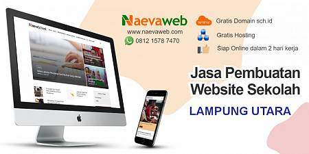 Jasa Pembuatan Website Sekolah Murah Lampung Utara 2 Hari Jadi