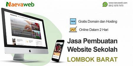 Jasa Buat Website Sekolah Murah Lombok Barat 2 Hari Online