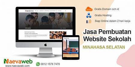 Jasa Bikin Website Sekolah Minahasa Selatan - NAEVAWEB
