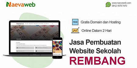 Jasa Buat Website Sekolah Rembang Jawa Tengah Siap Pakai