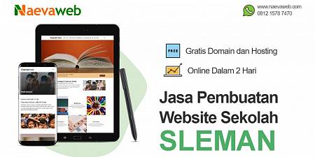 Jasa Buat Website Sekolah Murah Sleman Yogyakarta 2 Hari Selesai
