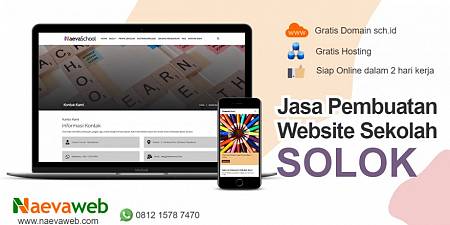 Jasa Bikin Website Sekolah Solok Sumatera Barat Siap Pakai