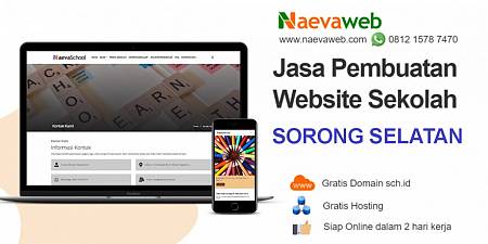 Jasa Buat Website Sekolah Sorong Selatan Mulai Rp 250.000
