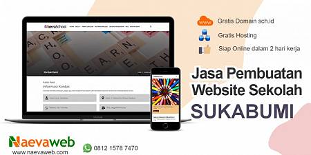 Jasa Bikin Website Sekolah Sukabumi Jawa Barat Gratis Domain