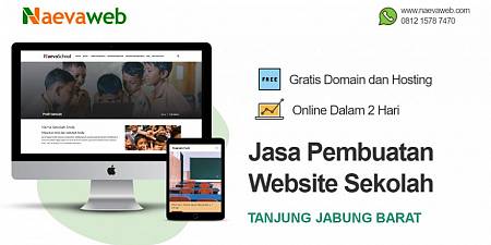 Jasa Buat Website Sekolah Murah Tanjung Jabung Barat 2 Hari Jadi