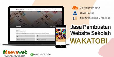 Jasa Buat Website Sekolah Wakatobi Mulai Rp 495 ribu