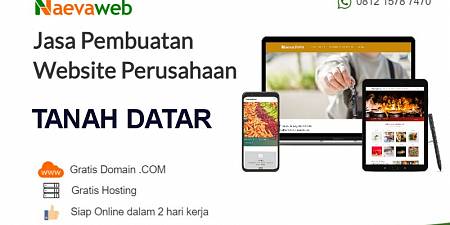 Jasa Pembuatan Website Tanah Datar Sumatera Barat Gratis Domain