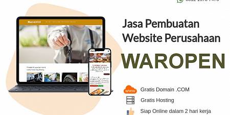 Jasa Pembuatan Website Waropen Papua Gratis Domain